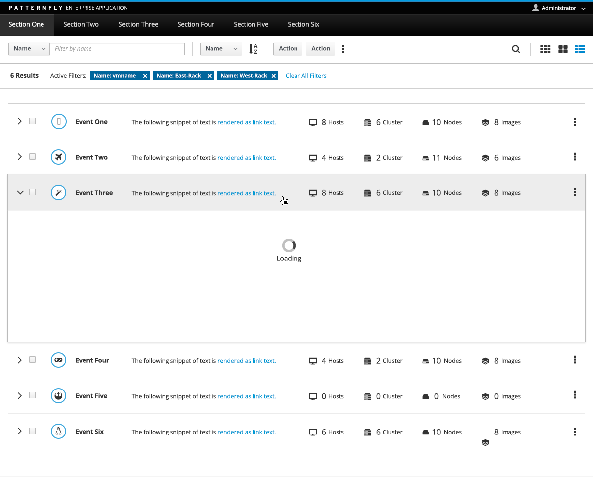 Loading State in a List View