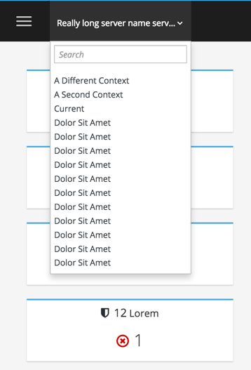 Context Selector Mobile